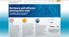 Desktop Screenshot of esaindia.com
